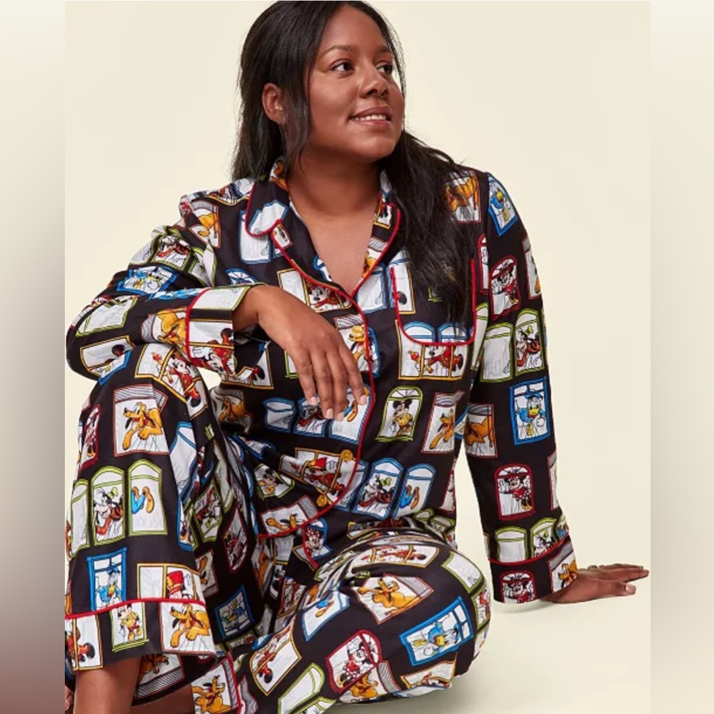 Disney Thanksgiving Day Parade 2PC Pajama Set - Soft Button Down PJs